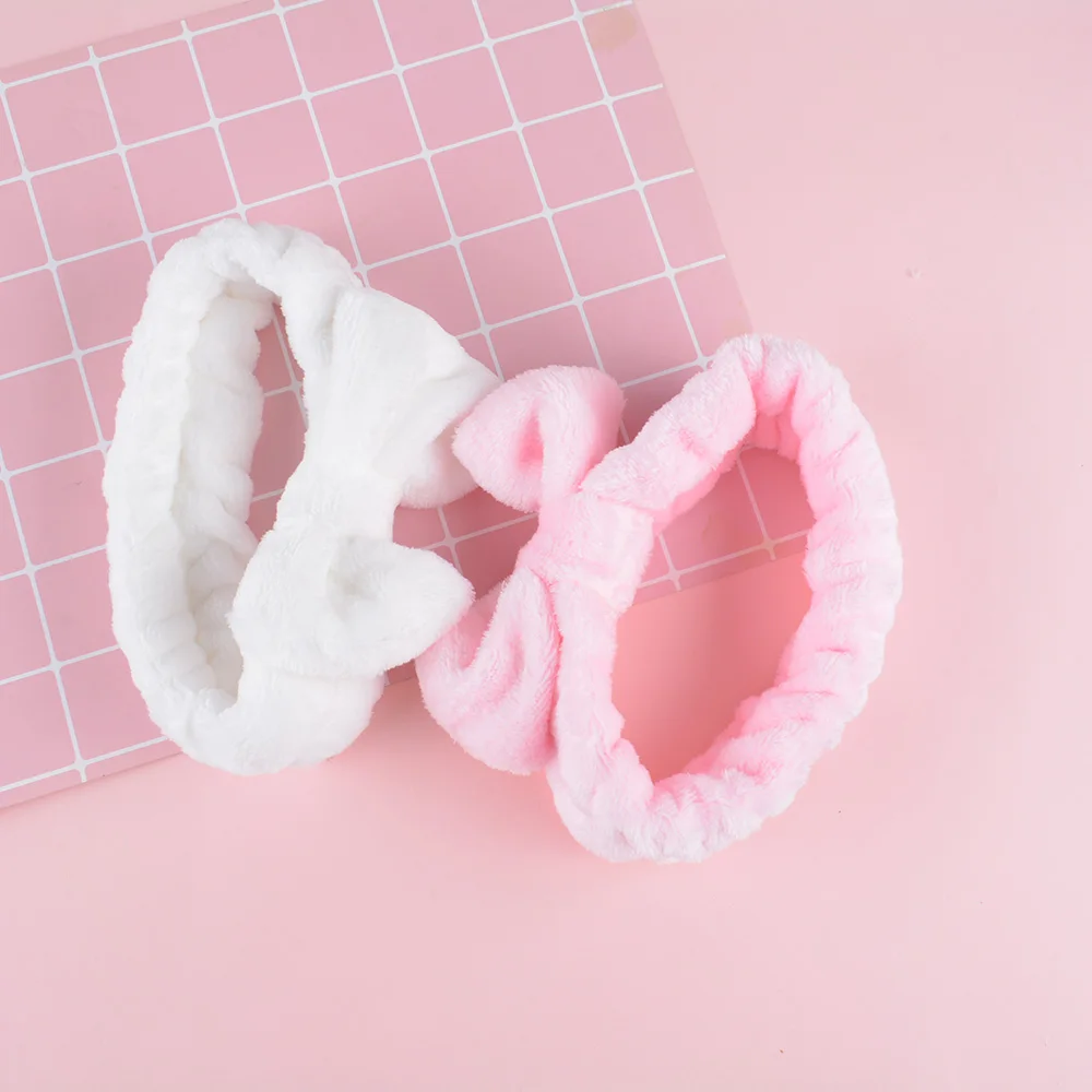 المرجان الصوف قوس الشعر الصليب عقال لغسل الوجه ماكياج سيدة حمام قناع التجميل هيرباند مرونة لينة عمامة إكسسوارات الشعر