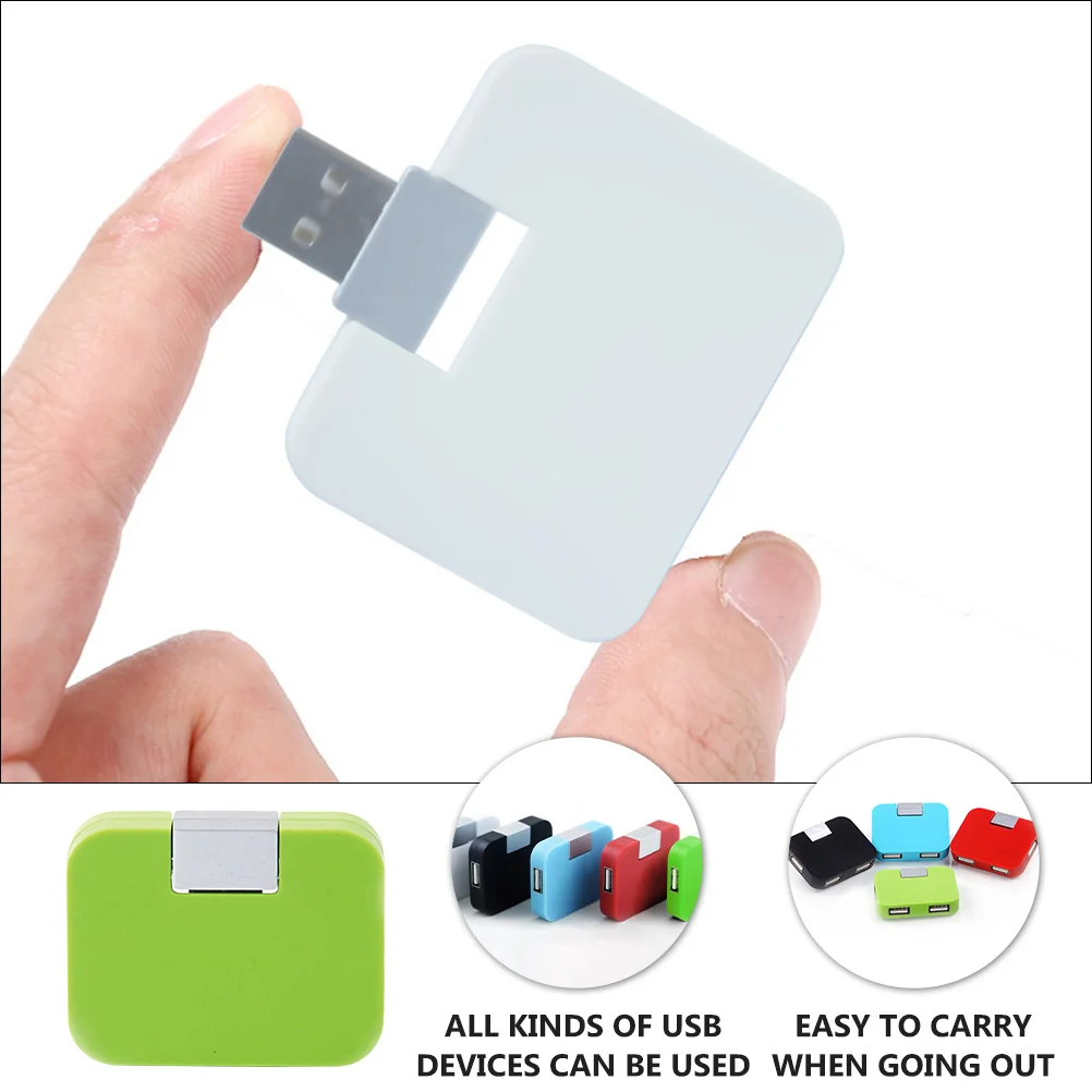 

4 Ports Usb 3.0 Hub High-Speed Data Transfer Lightweight Portable Multi-Port Usb Hub For Laptop Desktop Computer Accessories
