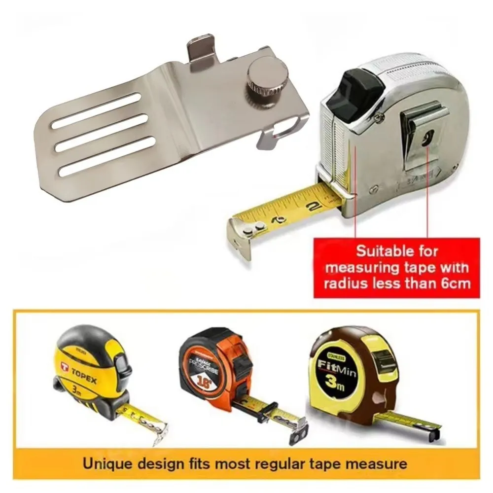 Alloy Tape Measure Scribing Tool Corrosion-prevention Fixed Mark Tape Measure Pencil Clamp Anti-rust Durable