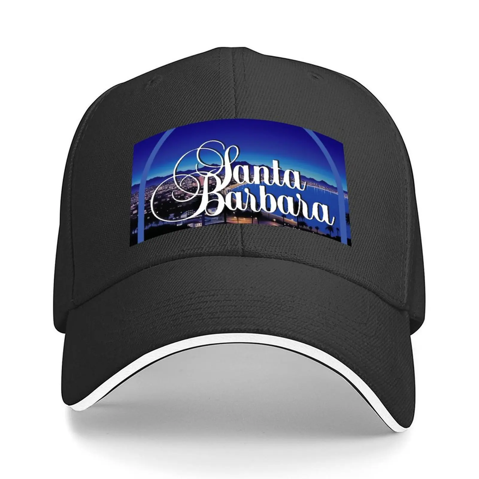 

Santa Barbara 80s daytime soap logo Baseball Cap Golf Golf Hat Man Rave hats for men Women's 2025 Men's
