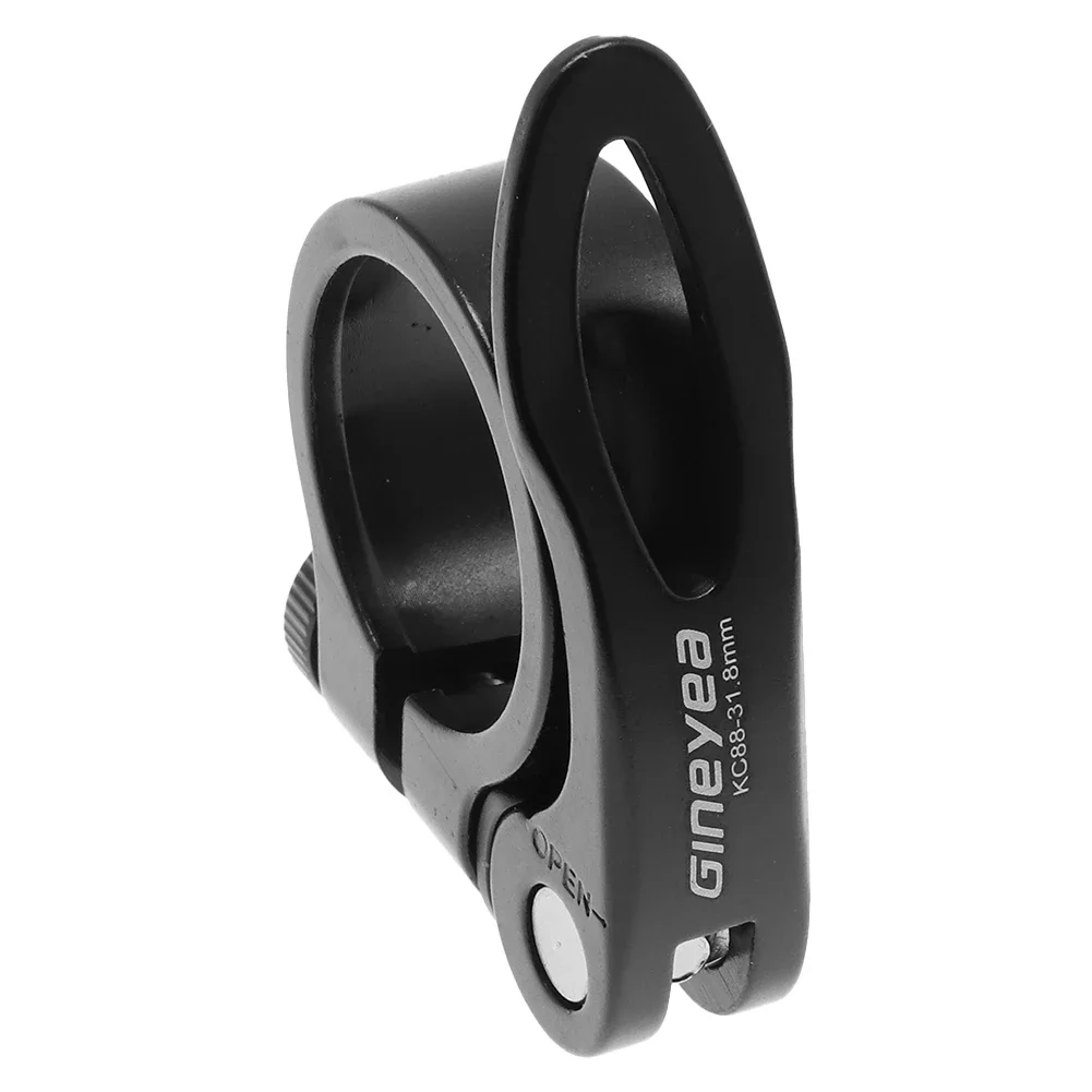 1pc Bike Seatpost Clamp Quick Release Alloy Aluminium 31.8/34.9mm Saddle Closure For Mountain Bicycle 27.2/31.6mm Seat Tube