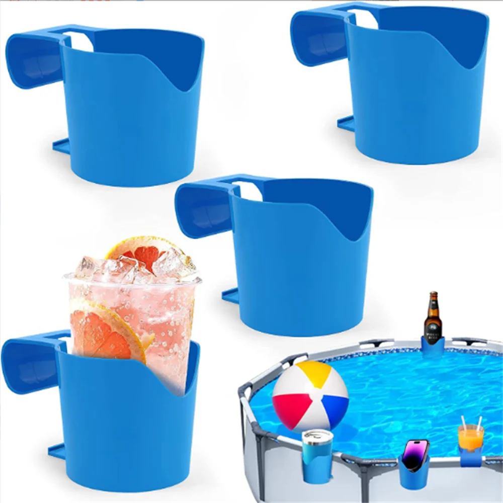 

Above Ground Pool Cup Holder Pool Accessories Poolside Cup Holder Storage Organizer Bucket For Beverage Drink Beer Phone Watches