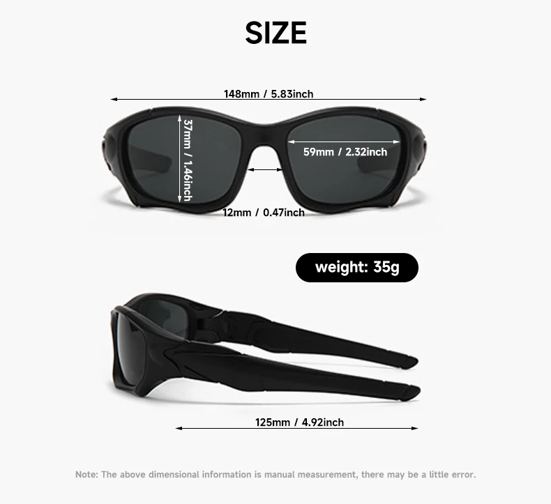 Polarisierte Reitbrille Männer Frauen UV400 Radfahren Outdoor Sport Brillen Schutzbrille MTB Fahrrad Sonnenbrille – Detail 2