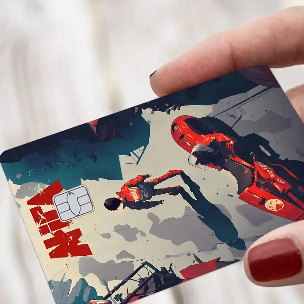 اليابان الكرتون A-akira أنيمي أنيمي ملصق فيلم غطاء الجلد لبطاقة الائتمان بطاقة الخصم البنك الجبهة