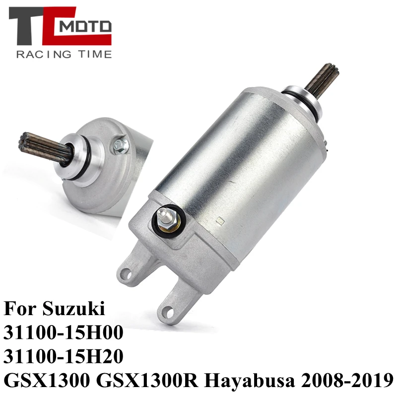 

Electric Starter Motor For Suzuki GSX1300 GSX1300R Hayabusa 2008-2019 GSX1300BK ABS B-King GSX 1300 31100-15H00 31100-15H20