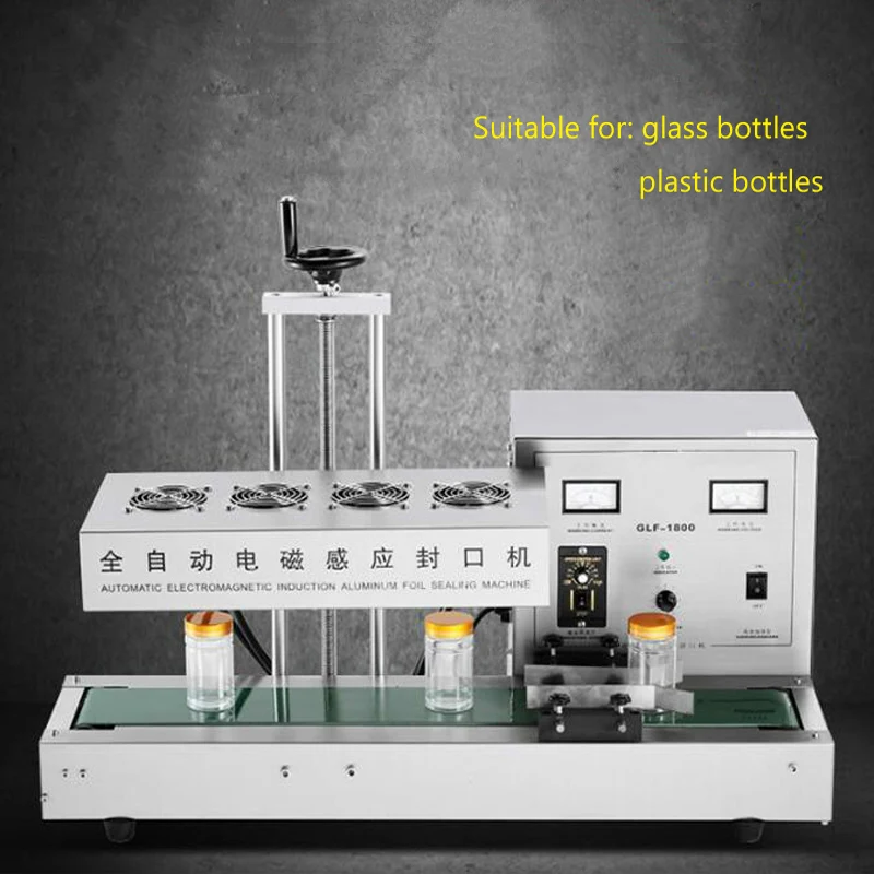 Commercial Honey Bottle Plastic Bottle Aluminum Foil Gasket Oil Bottle Cap Aluminum Foil Sealing Machine