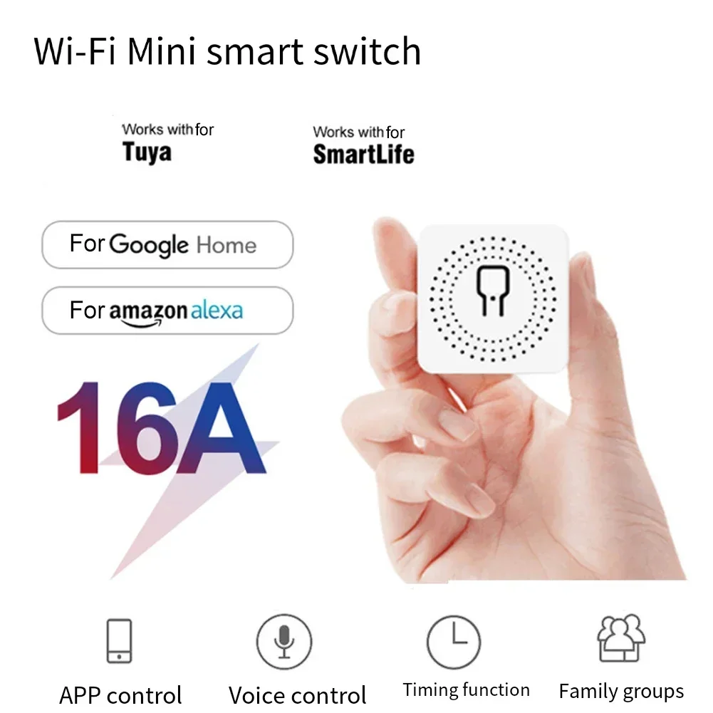 Home Automation Smart Home Smart Home Automation Switch App Controlled Switch Easy Installation High-quality ABS