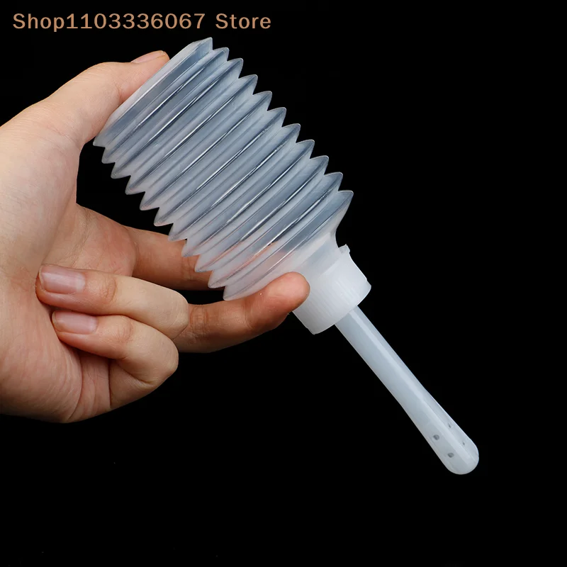 [HB]200ML 8Holes Disposable Vaginal Anal Douche Retractable Wash Cleaning Anus Clean