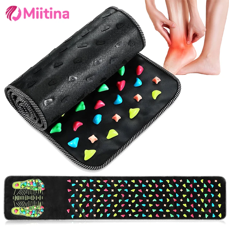 

Foot Massage Pad Foot Acupoints Massage Pressure Board Imitation Goose Soft Stone Road Health Care Relax Relieve Tired Muscle