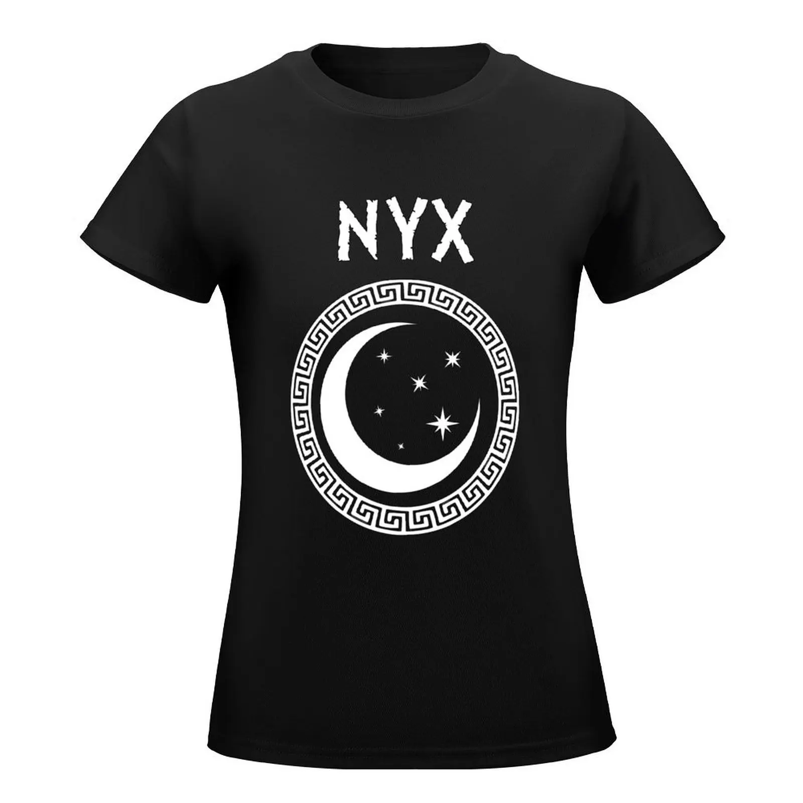 Nyx Greek Goddess of Night Symbol T-Shirt korean fashion sublime female cute t-shirts for Women