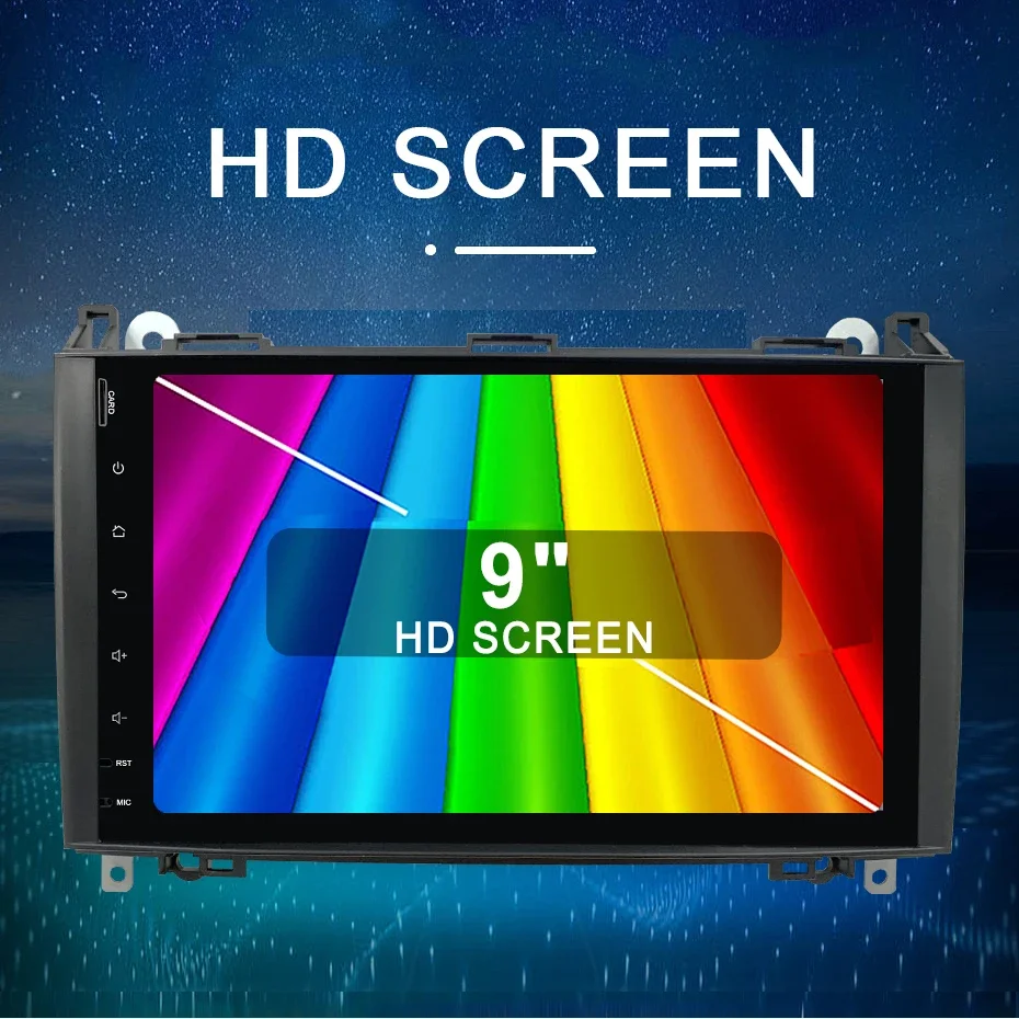 9-Zoll-Bildschirm Android 14 Autoradio Carplay für Benz B-Klasse B200 W245 B160 B170 B180 V-Klasse W639 Vito Viano 2DIN Multimedia-Player – Detail 7