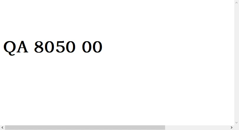 

Ремонтный комплект Norcrown QA 8050 00 8040 00 8063