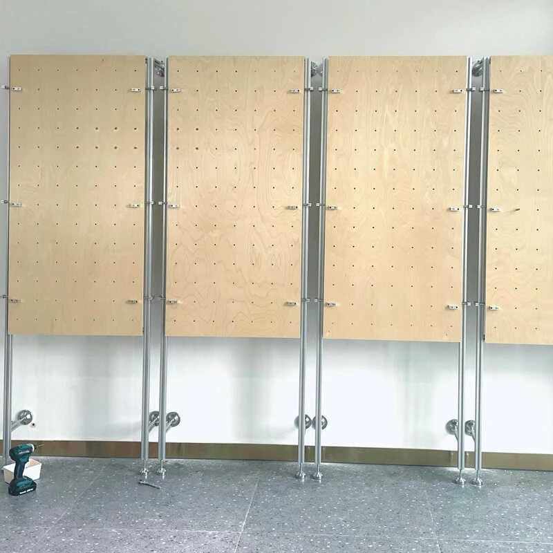 상단 벽 해양 보드 선반, 장식용 배경 보드 프로파일 홀 보드 디스플레이 스탠드