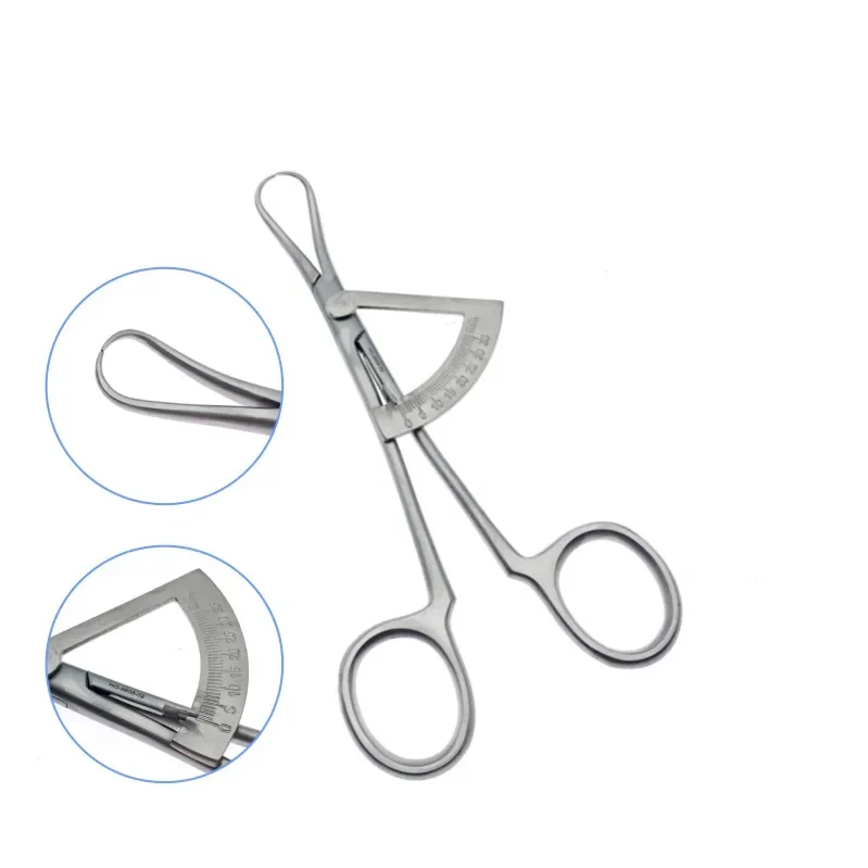 Orthopedic Reduction Forceps Small Pointed Forceps with Rule Measuring Veterinary Pet Instruments