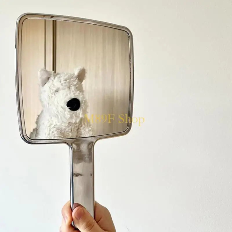 M89F エレガントなハンドヘルド化粧鏡クリアな反射ファッショナブルな美容ツール化粧鏡長期使用のため