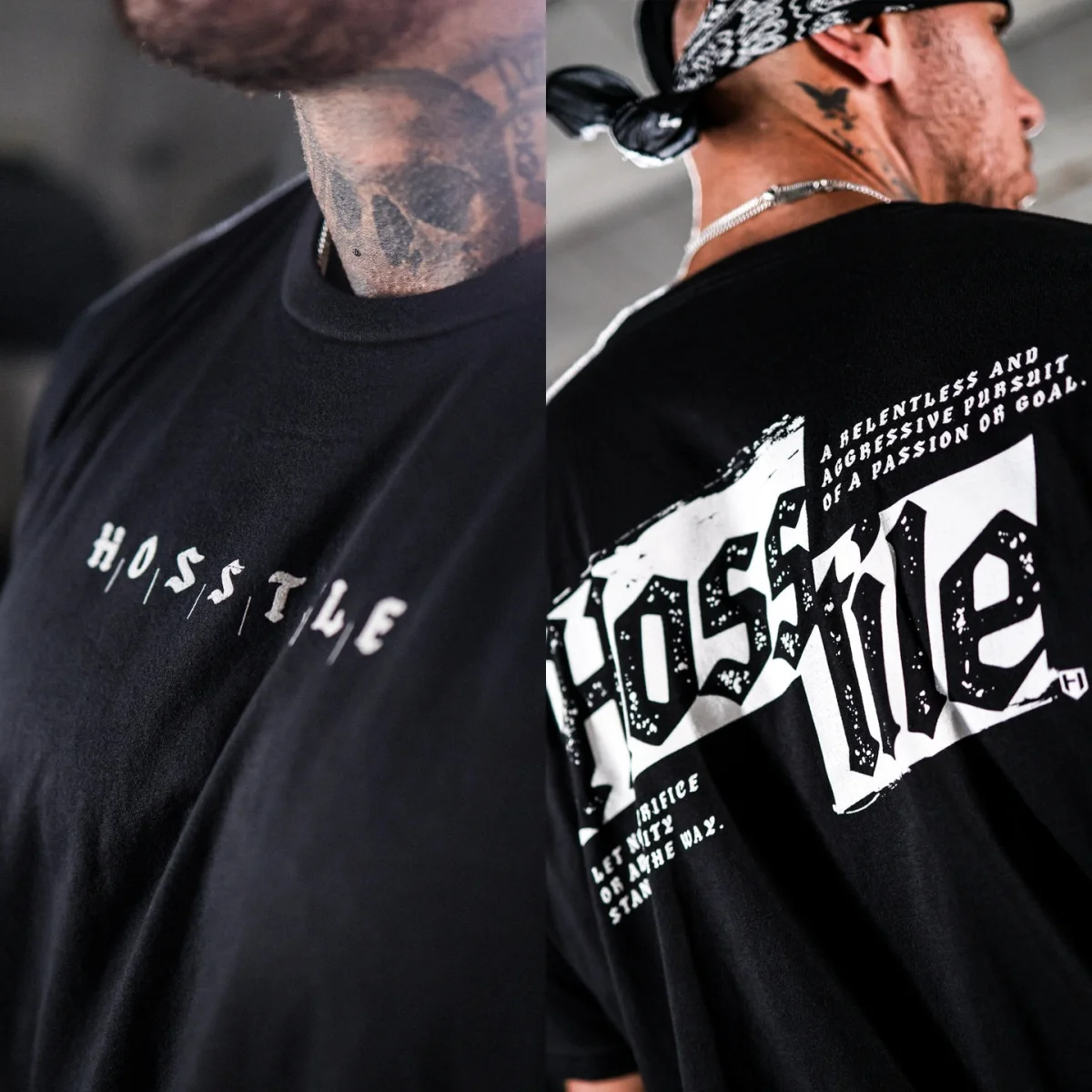 2026 Divided Tee – Hosstile GYM Graphic Cotton Tee Printing High-end Luxury Unisex Style Both of Men and Women