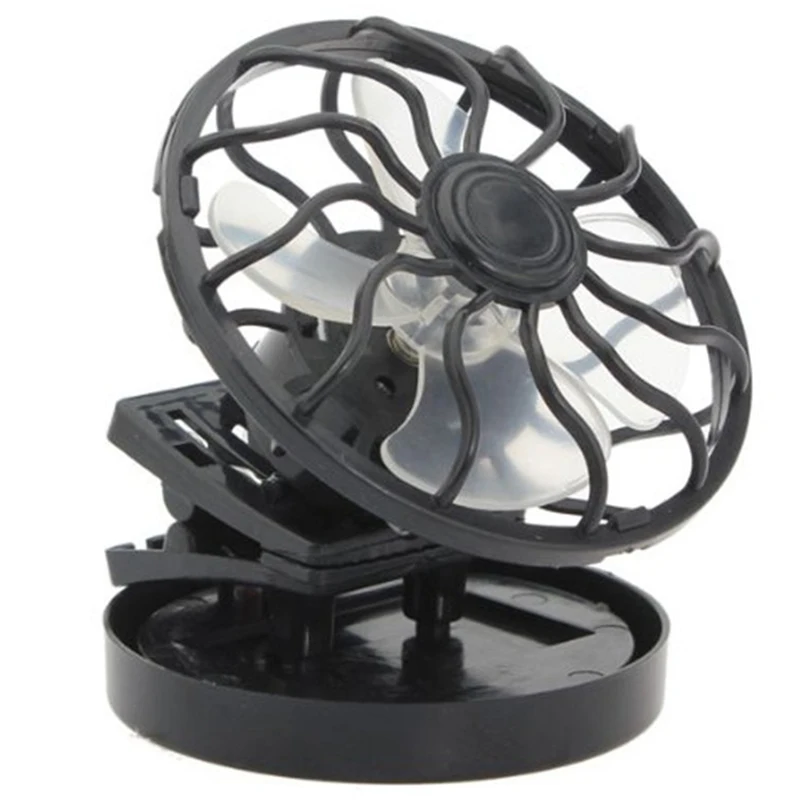 

Portable Summer Cooling Fan Powered By Direct Sun Visor with Mini Clip-on Solar Fan