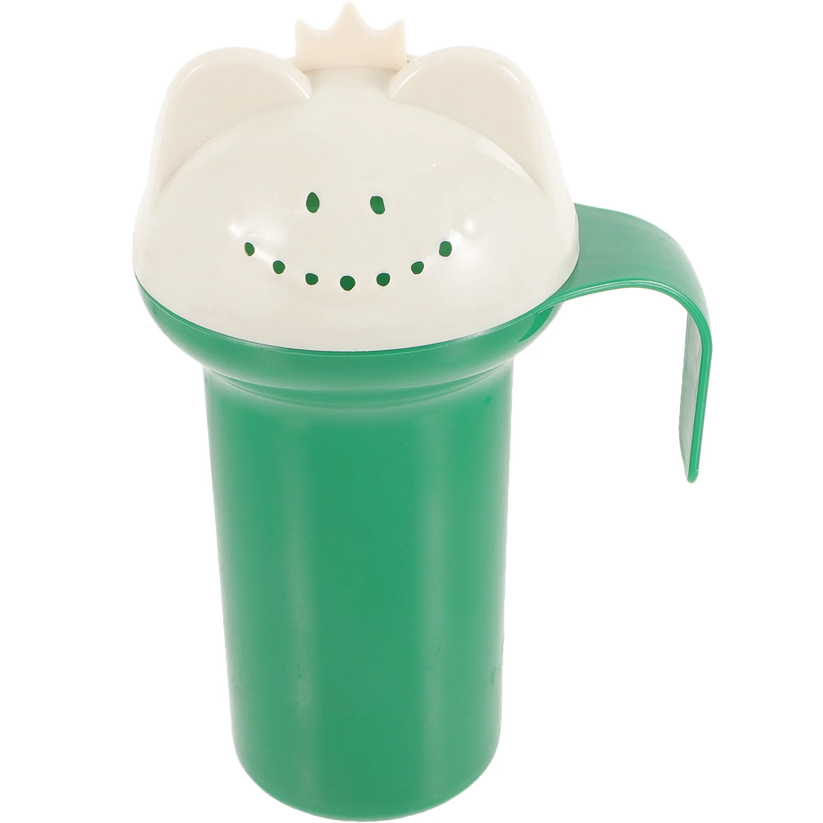 Cuillère à eau de bain pour bébé, shampoing en forme de grenouille verte, tasse de rinçage, plastique épais et Durable, protège les yeux, lavage des cheveux amusant pour enfants