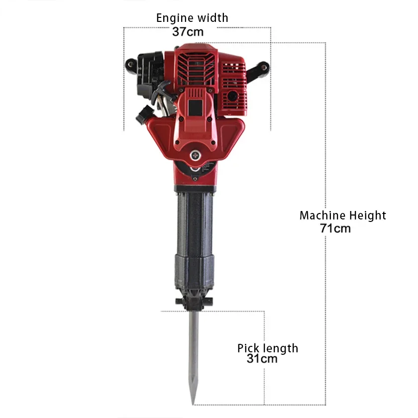 Hand Jack Hammer,Jack Hammer Tool,Demolition Jack Hammer  for crushing stones