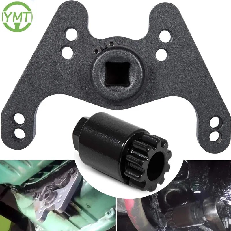 Engine Barring Flywheel Turning Tools for Volvo Mack 1998-2018 D11 D12 D13 D16 MP7/8/10 Replace 88800014 9996956 VN VNL VNM VHD