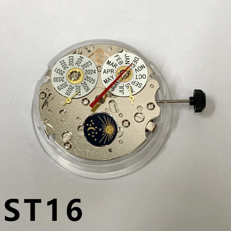 

New Tianjin Seagull T16 Calendar Movement 3/6/9 Small Seconds ST16 Six Pin Automatic Mechanical Movement Watch Accessories