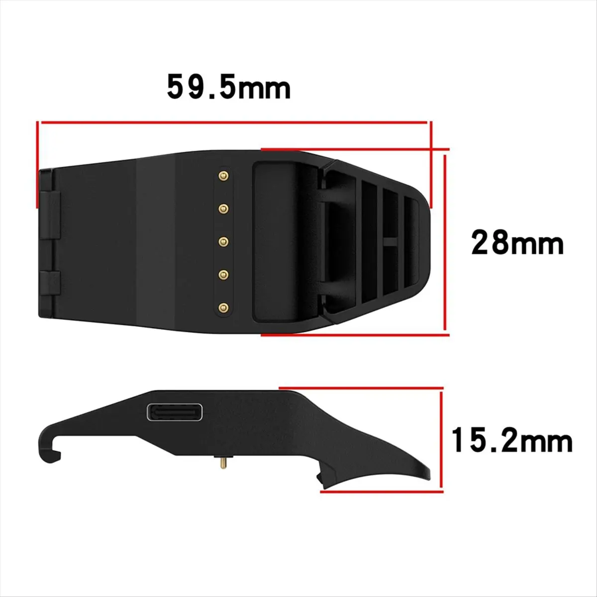 【ELEVATE LIFE】Compatible for TT15 Charging Dock, Replacement USB Type C + Micro-USB Charger Charging Dock Cable