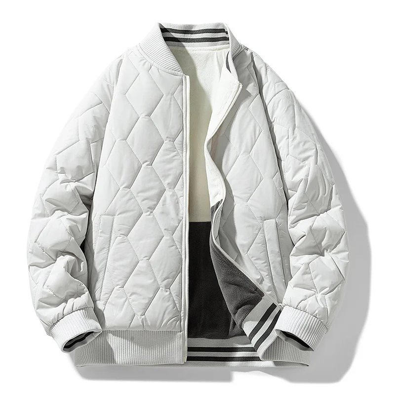 

New Double-sided Jacket Men's Down Cotton-padded Jacket Couple's Trendy and Fashionable Warm Coat Casual Comfortable Overcoat