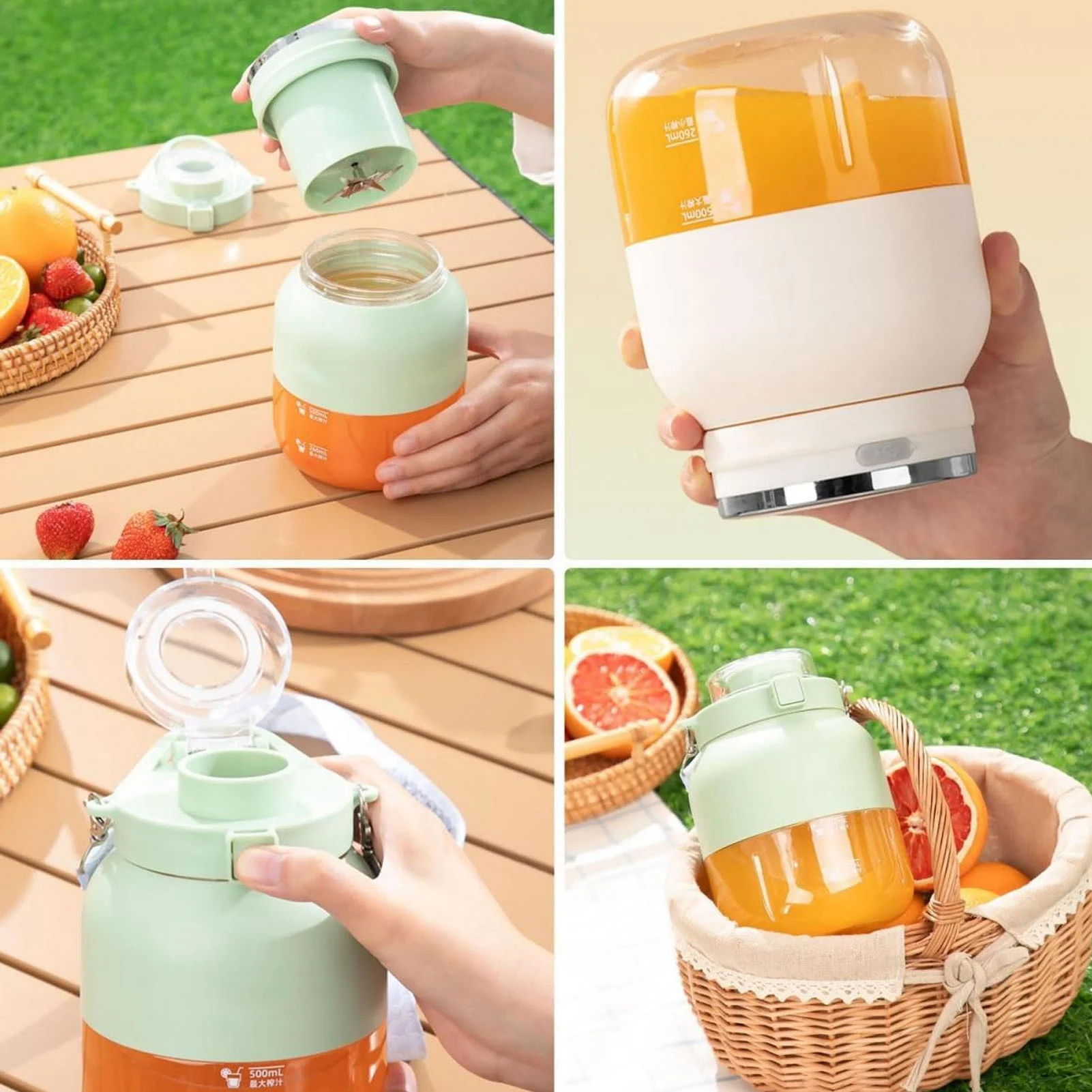 Juicer listrik portabel Blender Cup Mini Mixer Juicer buah ekstraktor makanan Milkshake multifungsi botol olahraga Juicing Cup