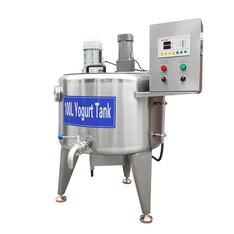 100L small yogurt production line with fermentation milk pasteurizer/ juice pasteurization machine/milk pasteurizer