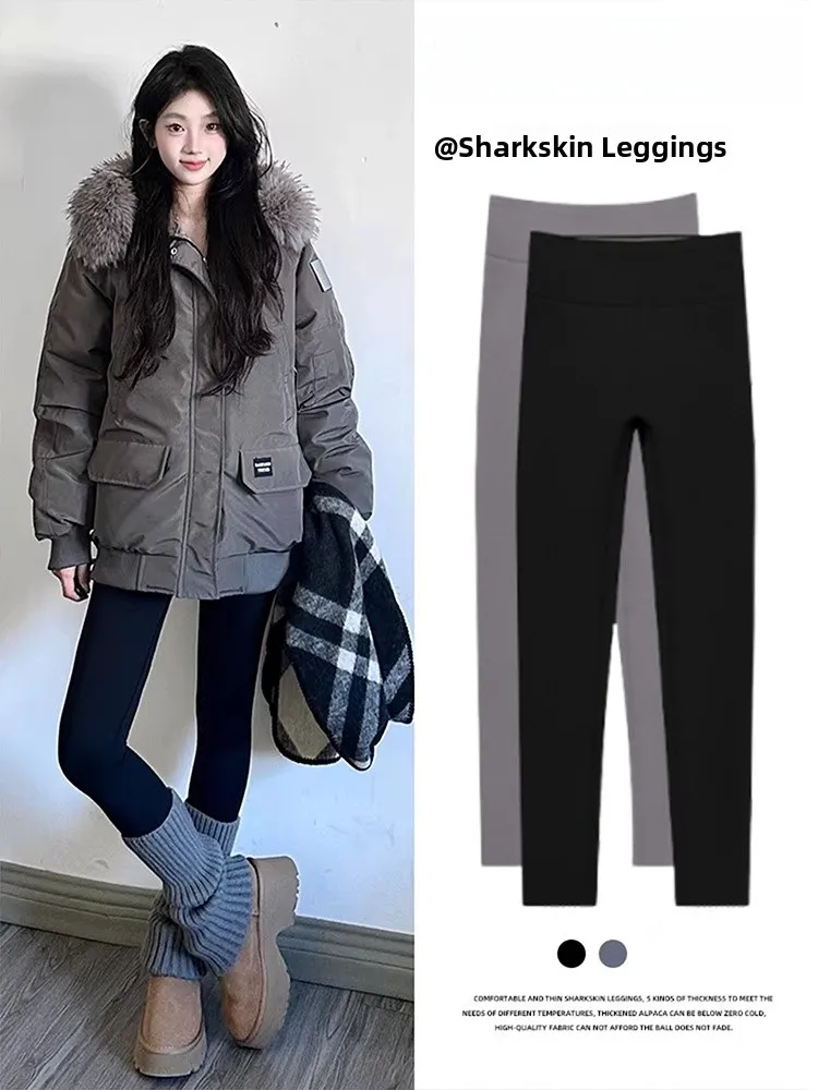 

Женские утепленные леггинсы для йоги и пилатеса с высокой талией, бесшовные, для активного отдыха, теплые, утягивающие