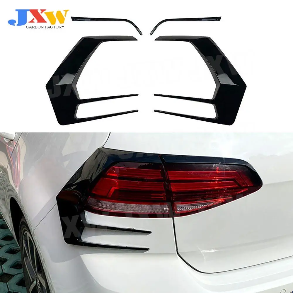 

Rear Taillight Splitters Trims Accessories for Volkswagen Golf 7.5 Golf MK7.5 2016-2019 Car Rear Lights Bumper Fins ABS