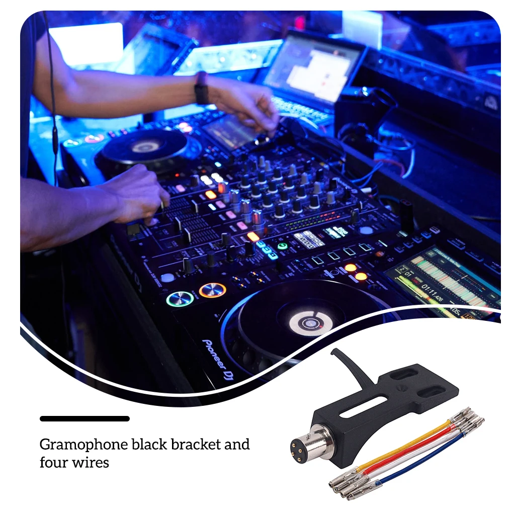 

1 комплект крепления на головку проигрывателя для профессиональных картриджей, кронштейн Technics с прозрачной крышкой, обтекаемый дизайн