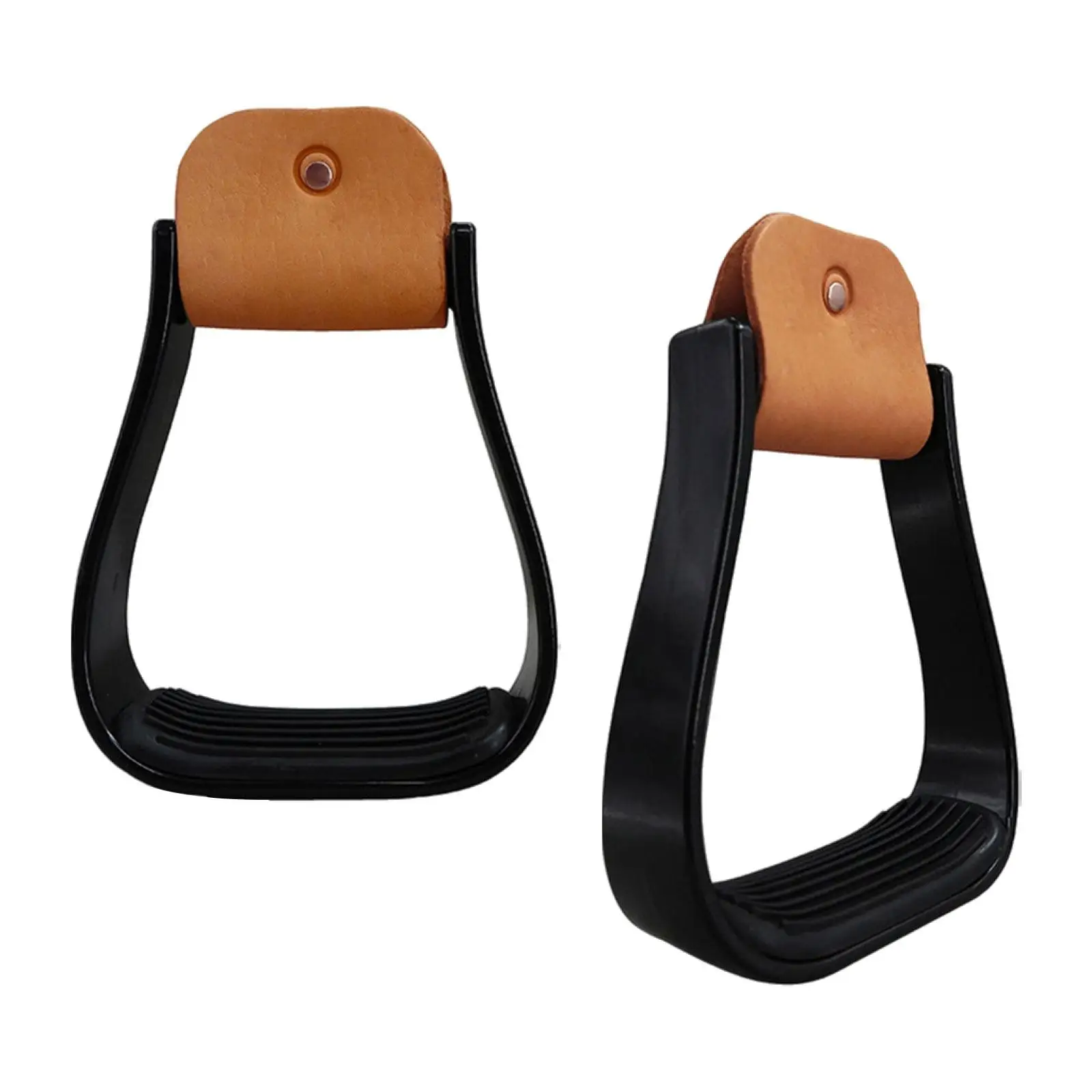 2x Horse Stirrups Retro Design Replacement Comfortable Support Saddle Stirrups for Riding Training Equestrian Outdoor Saddles