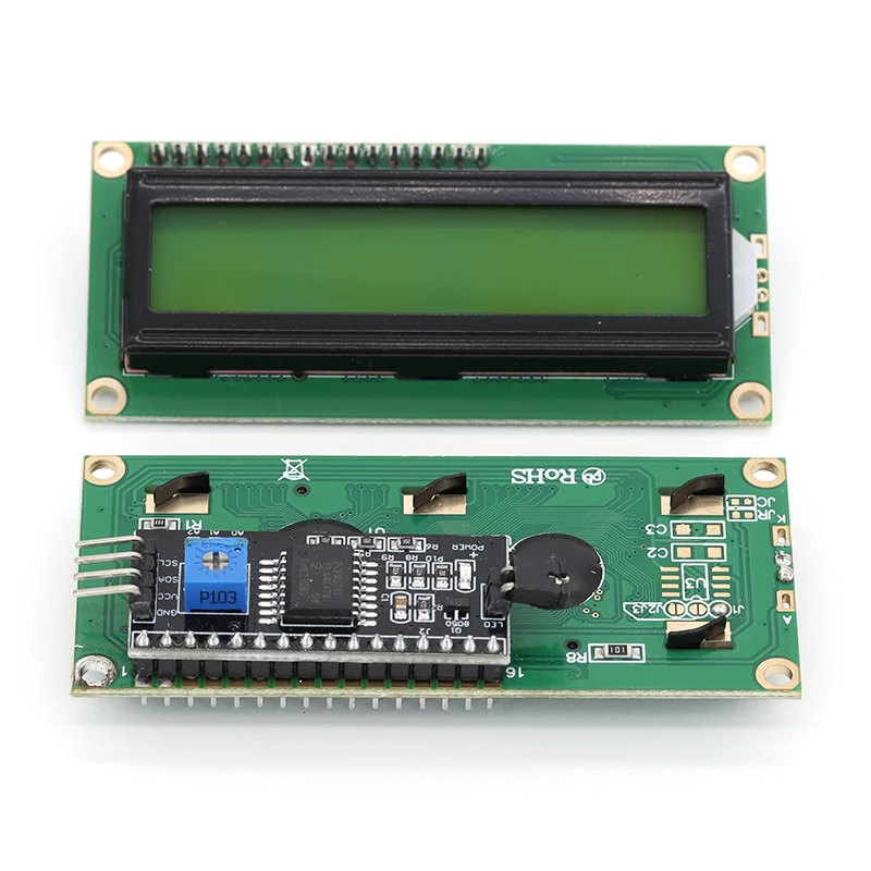 LCD1602 LCD module Blue screen IIC/I2C 1602 for arduino 1602 LCD  mega2560 Green screen