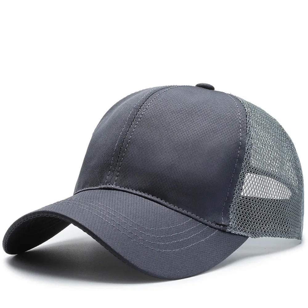 

Quality Sun Hats Outdoors Quick Dry Running hat Sport Caps Mesh Baseball Hats