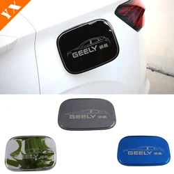 Stainless Black Blue Garnish For Geely Coolray Accessories 2019-2022 Car Fuel Tank Cap Decoration Protector Sticker Cover