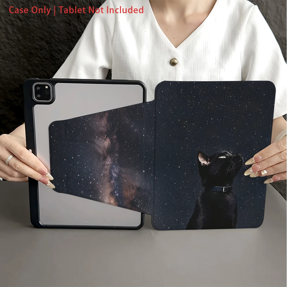 حافظة لجهاز سامسونج، حافظة كمبيوتر لوحي قابلة للطي متوافقة مع سامسونج لجهاز جالاكسي تاب S7/S8/S9