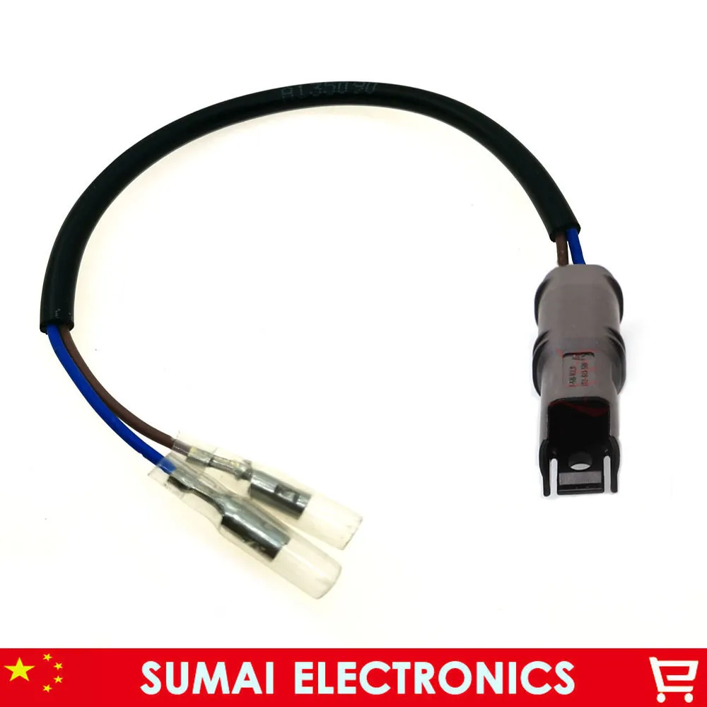 2 Pin male auto S1000R Turn signal plug with 20cm cable,2P door handle connector for BMW 5 , 7 Series