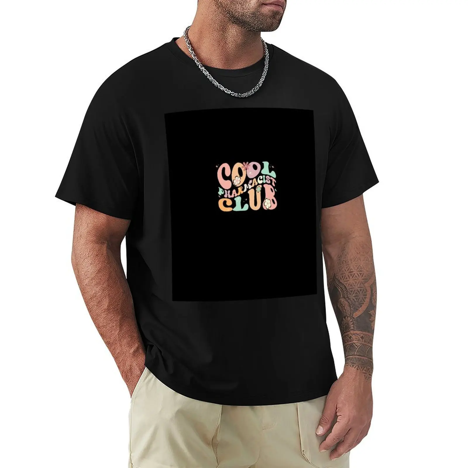 

Cool Pharmacist Club T-Shirt clothes Anime t-shirt black t-shirts for men