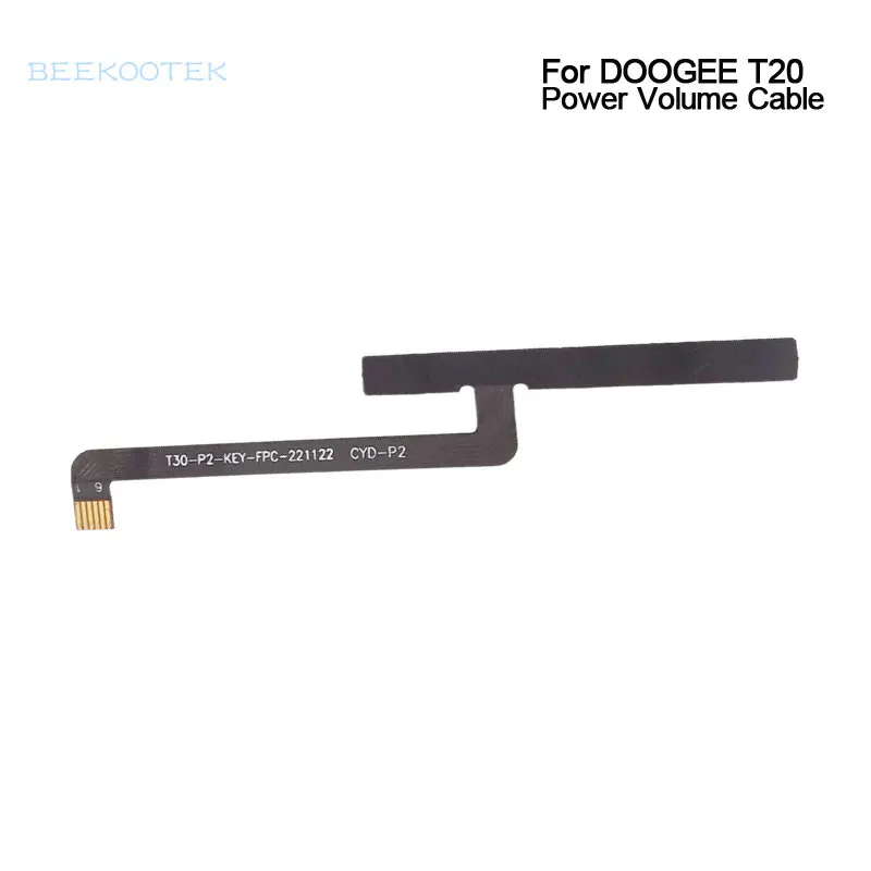 

New Original DOOGEE T20 Power on/Off+Volume Button Key Up/Down Button Flex cable FPC Accessories For DOOGEE T20 Tablet PC