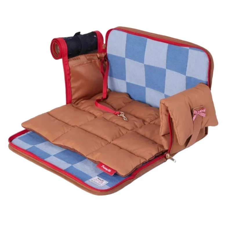 

Pet Carry Bags Vintage Cotton Dog Carrier Travel Bag for Bichon Maltese Puppy Outing Dog Carrier Bag Breathable Airline Cat Bag