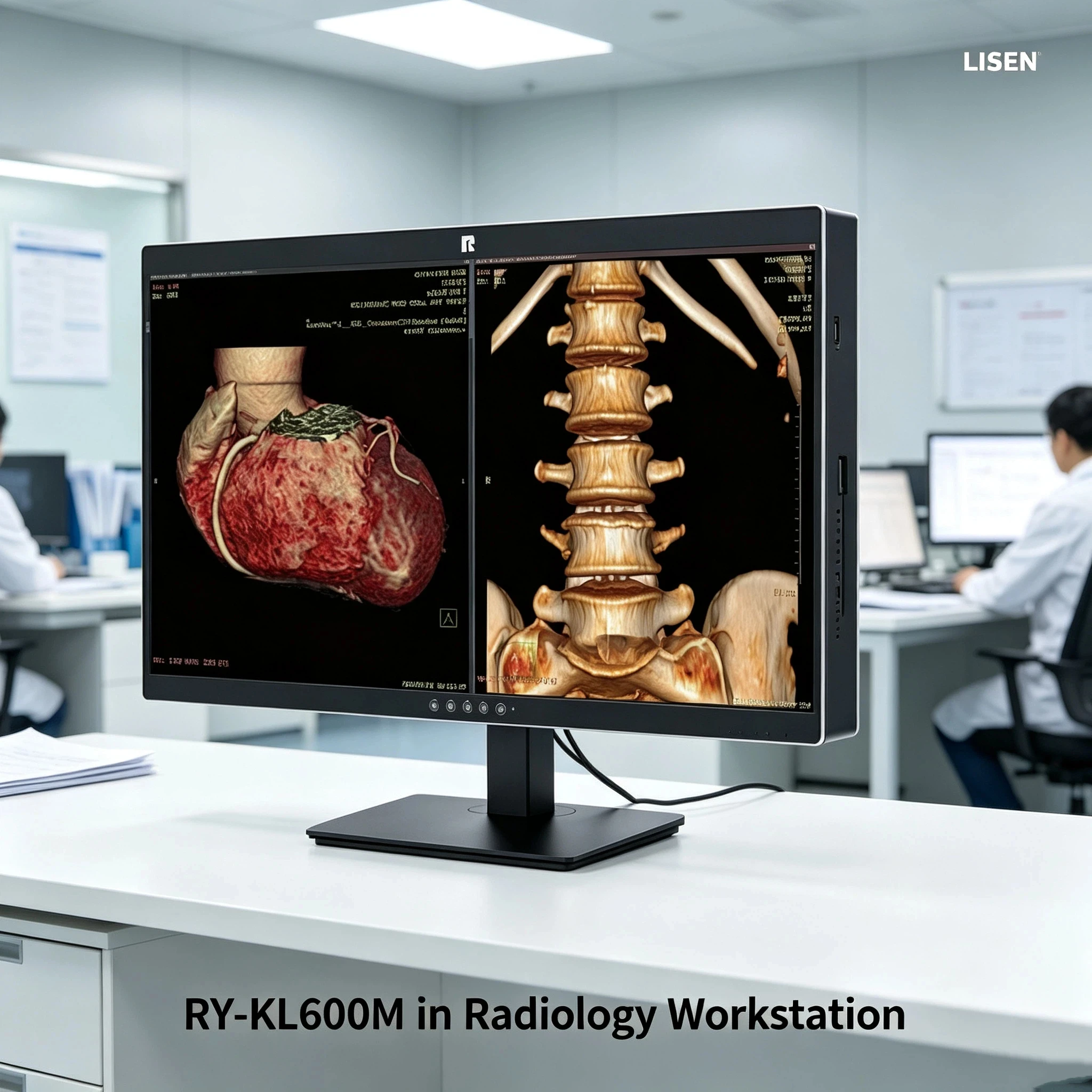 30-Inch 6MP High-Definition TFT LCD Medical Display Monitor With DP/DVI/ Interfaces LED Backlit New