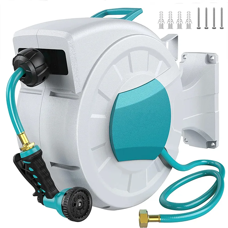 PVC Expandable Garden Water Hose Garden Hose Reel Retractable 25 Meter 1/2