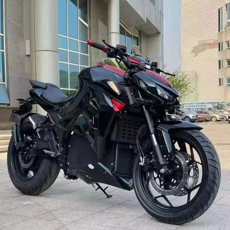 Luyuan 3000W 72V Super Power Mid-Drive Electric Motorcycle - High Performance Adult E-Bike