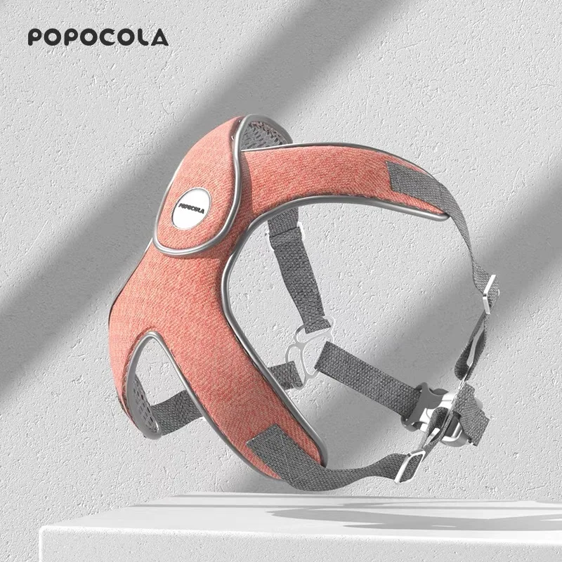 

Pet dog leash vest type chest strap collar chain teddy medium small dog dog walking rope