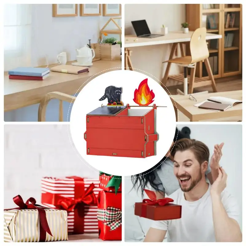 Organizador de lápices de mesa, portalápices divertido de madera, soporte de papelería creativo, estuche de lápices multifuncional para bolígrafos, reglas de lápices