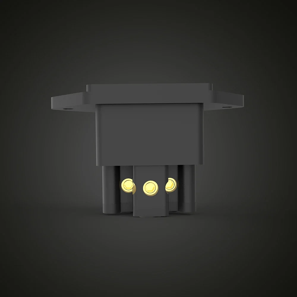 Viborg VI20G Pure Copper Gold Plated 20A Power Inlet C20 Male Copper 125V/20A 250V/16A High-Power AC inlet IEC Power socket