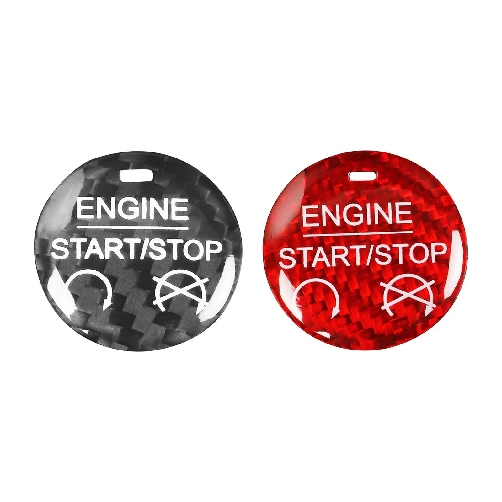 Engine Start Stop Button Trim Cover for Ford Interior Decor