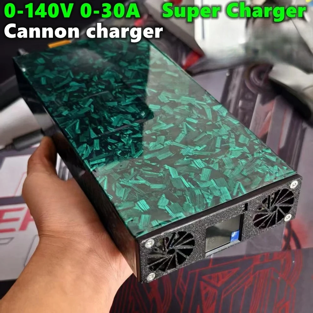 Super Battery Charger, Multi‑Voltage 6‑132V Wide Range 0‑140V, 0‑30A Adjustable Current
