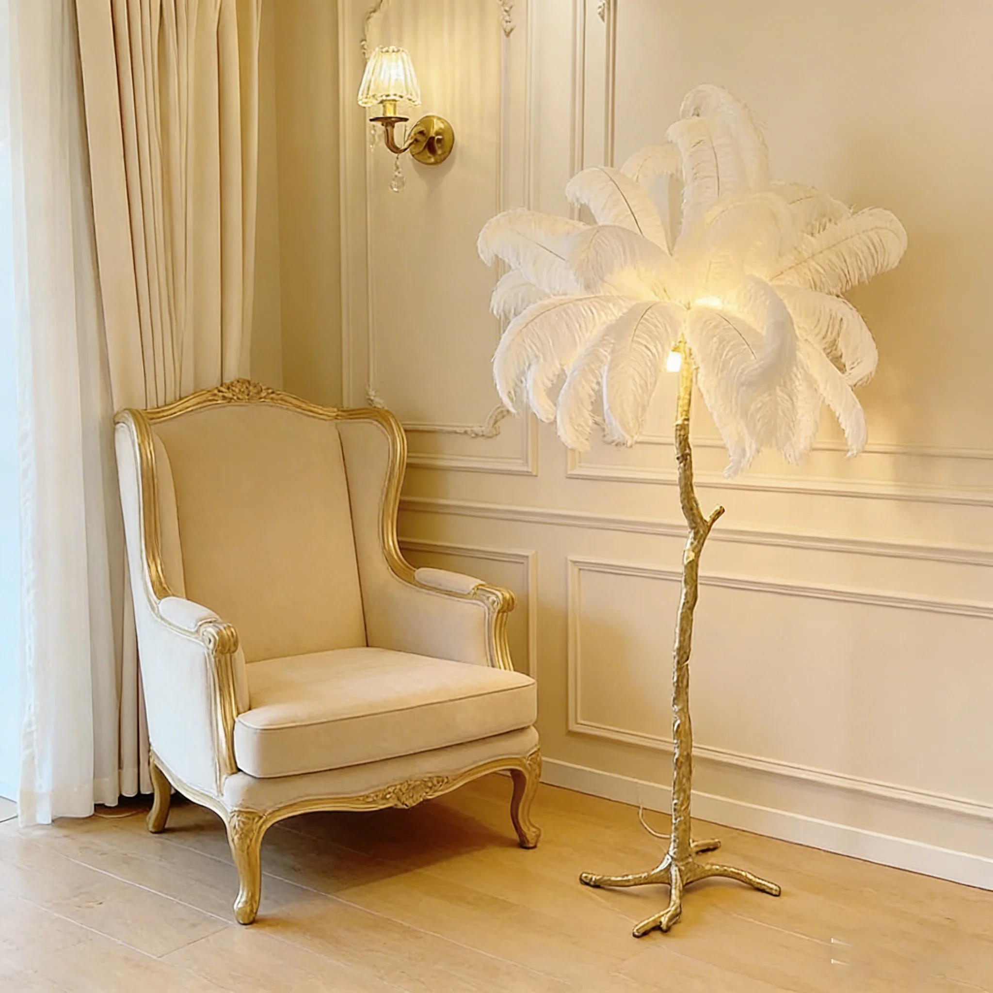 Feather Floor Lamp …